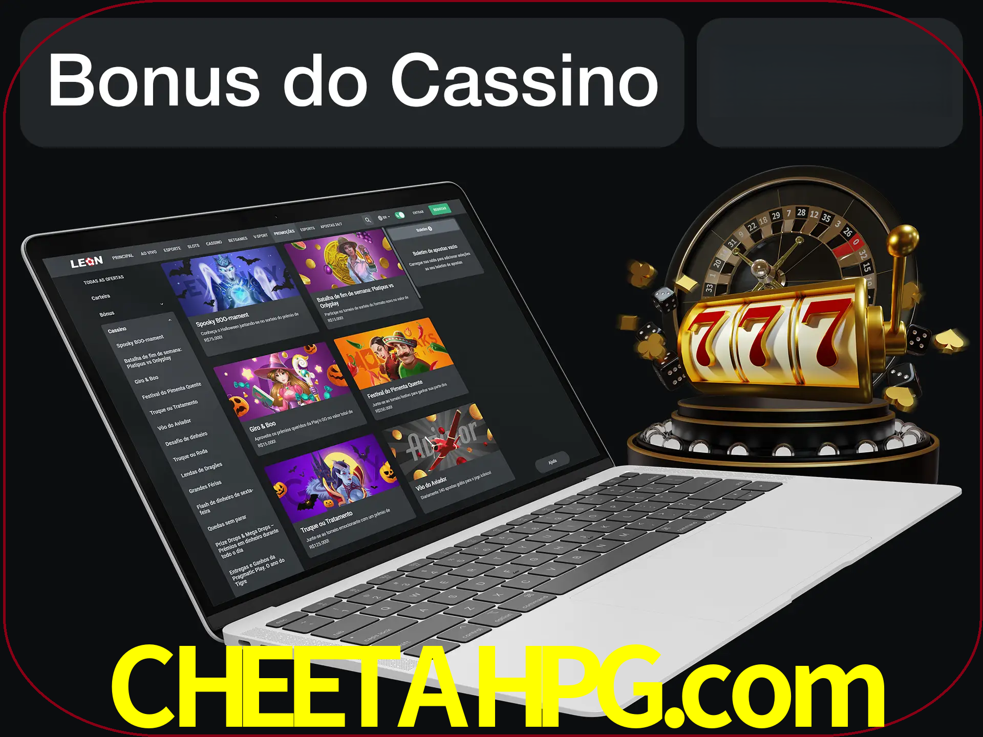 Use o bônus do cassino para começar melhor.