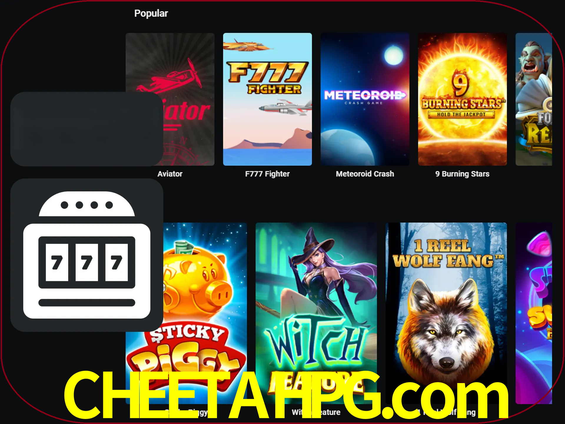 Gire seus slots de dinheiro favoritos.