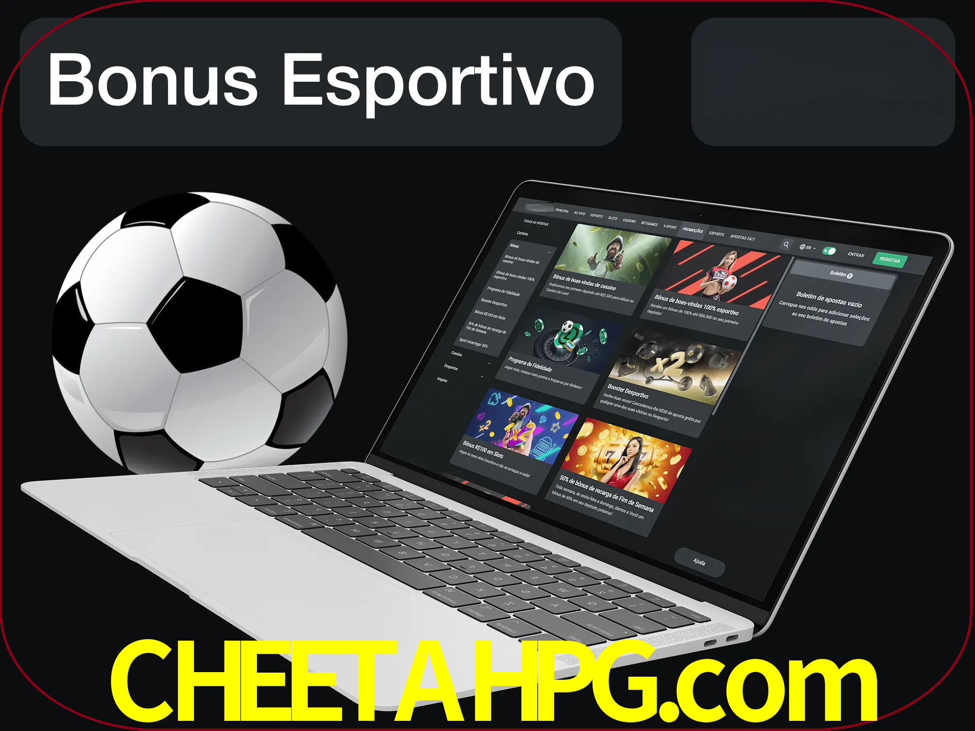 Antes de começar a apostar, use o bônus esportivo.