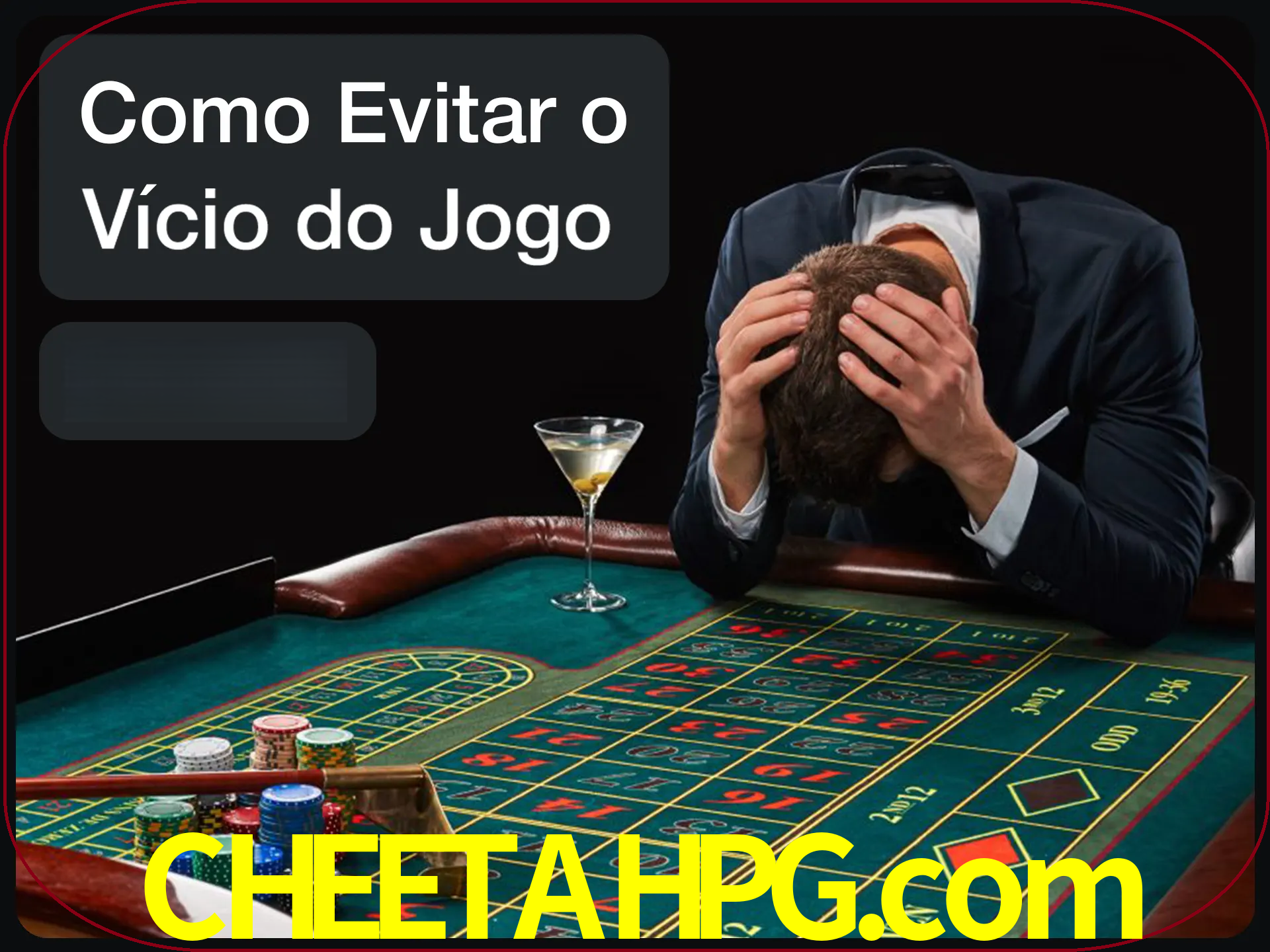 Você é responsável por cada uma de suas apostas.